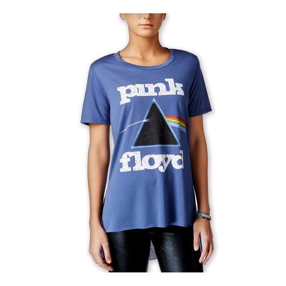 Hybrid Apparel Blue Graphic Short Sleeve Tee - Picture 1 of 4
